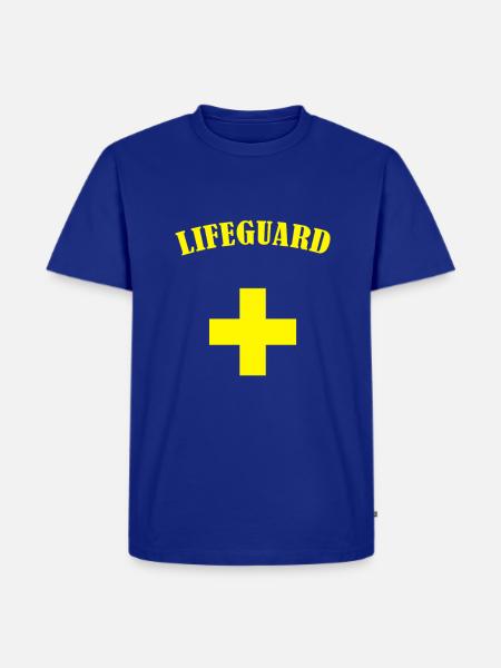 Lifeguard - Männer Premium Bio T-Shirt - Royalblau