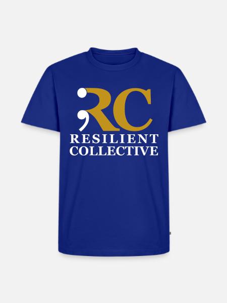Widerstandsfähiges Kollektiv-Emblem - Männer Premium Bio T-Shirt - Royalblau