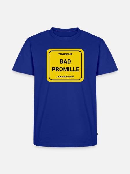 Trinkkurort - Männer Premium Bio T-Shirt - Royalblau