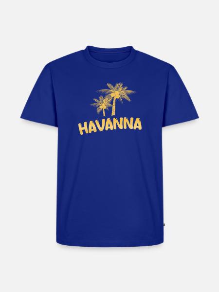 Havanna Havanna - Männer Premium Bio T-Shirt - Royalblau