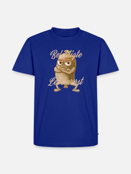 Beleidigte Leberwurst auf Beinen - Männer Premium Bio T-Shirt - Royalblau