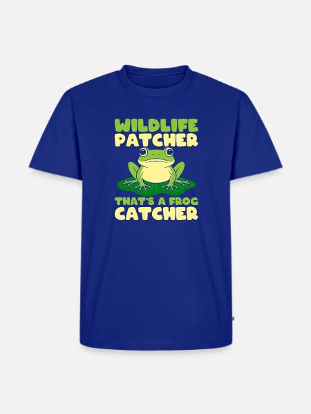 Frog Catcher Wildlife Patcher Catcher Frog - Männer Premium Bio T-Shirt - Royalblau