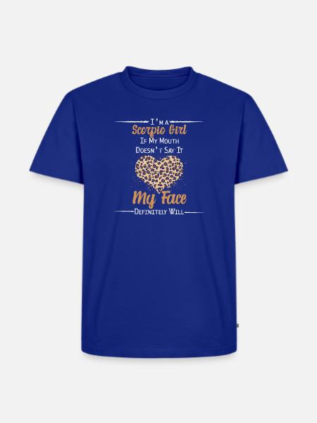 Sternzeichen Skorpion - Männer Premium Bio T-Shirt - Royalblau