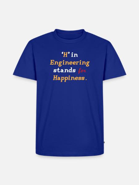 Ingenieur Student - Männer Premium Bio T-Shirt - Royalblau