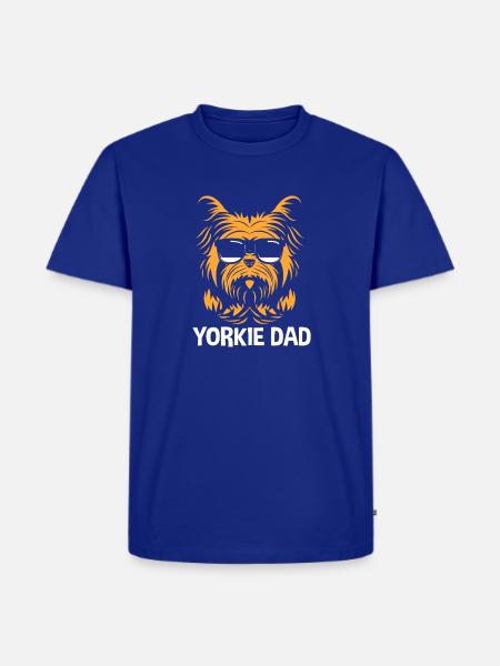 Yorkshire Terrier - Männer Premium Bio T-Shirt - Royalblau