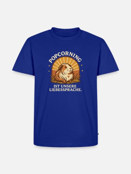 Meerschweinchenhalter Meerschweinchen Eltern - Männer Premium Bio T-Shirt - Royalblau