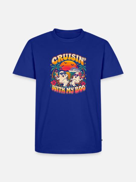 Crusin mit Boo am Strand - Männer Premium Bio T-Shirt - Royalblau