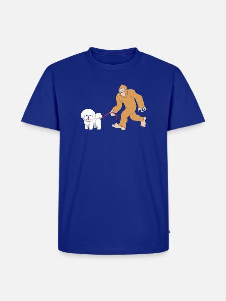 Bichon Frise - Männer Premium Bio T-Shirt - Royalblau