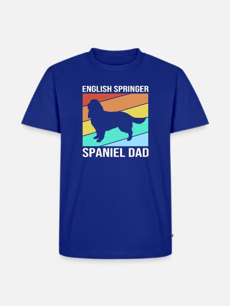 Springer Spaniel - Männer Premium Bio T-Shirt - Royalblau