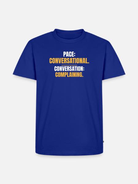 Tempo Conversational Conversation Beschwerden - Männer Premium Bio T-Shirt - Royalblau