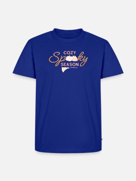 Cozy Spooky Season Design - Männer Premium Bio T-Shirt - Royalblau