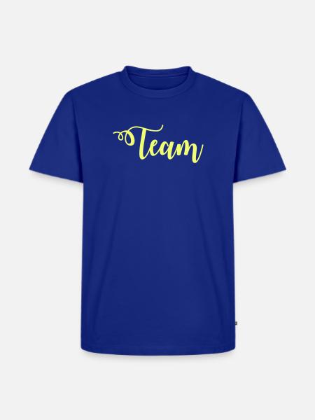 Team - Männer Premium Bio T-Shirt - Royalblau