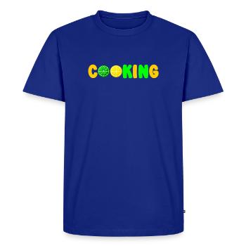 Limetten-Limetten-Kochschürze - Männer Premium Bio T-Shirt - Royalblau - Vorne - AI Model Male 185 light (185cm)
