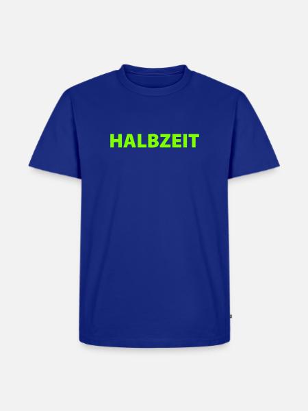 Team | Halbzeit - Männer Premium Bio T-Shirt - Royalblau