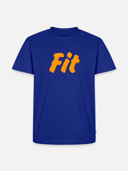 Fit - Männer Premium Bio T-Shirt - Royalblau