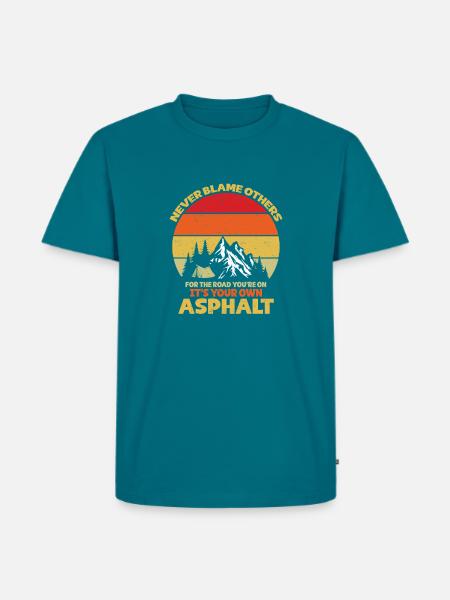Camping Scouts Bergwanderung Waldcamper - Männer Premium Bio T-Shirt - Petrol