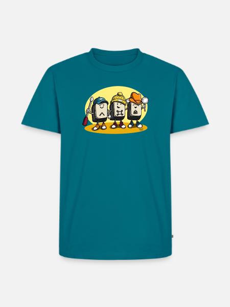 Ctrl-cmd-restart - Männer Premium Bio T-Shirt - Petrol