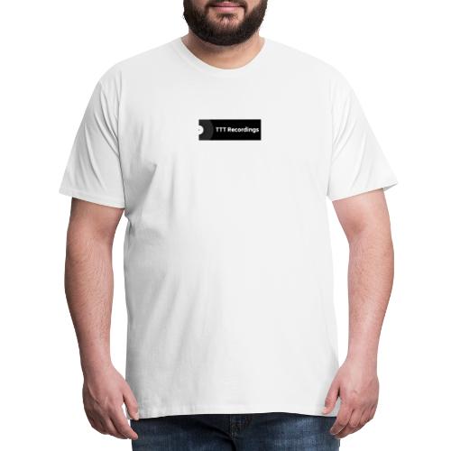 TTT Recordings Box Logo - Premium T-skjorte for menn