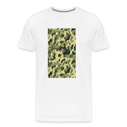 camouflage slippers - Mannen Premium T-shirt