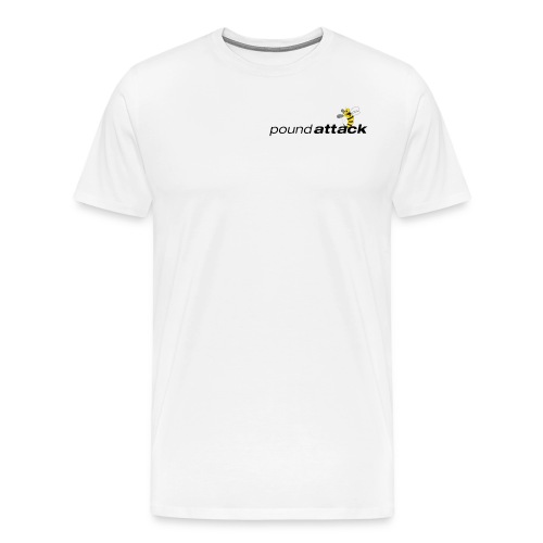 logo poundattack freigestellt mit wespe groß png - Männer Premium T-Shirt