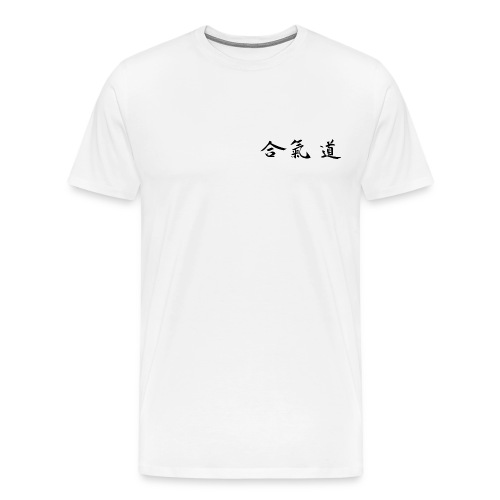 aikido kanji - Premium-T-shirt herr
