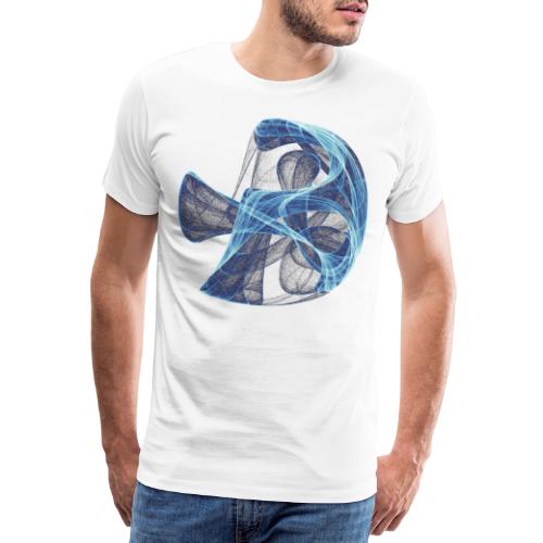 Aquarell Kunstgrafik Gemälde Bild Chaos 13834 ice - Männer Premium T-Shirt
