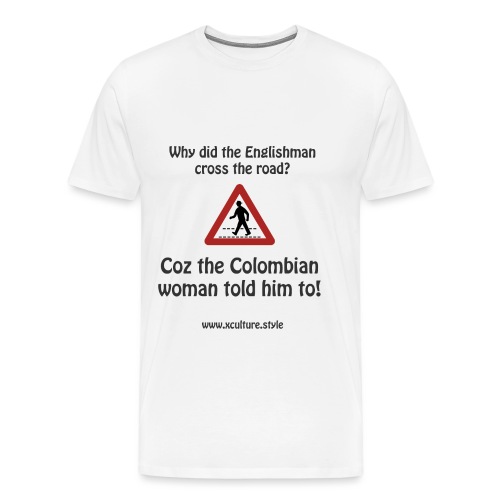 english-man-x-road-colomb - Men's Premium T-Shirt