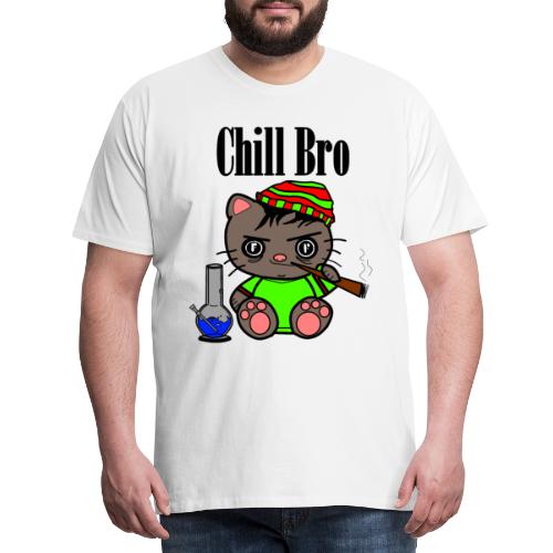 Chill Bro Katze - Männer Premium T-Shirt