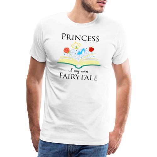 Prinsesse af mit eget eventyr - Sort - Herre premium T-shirt