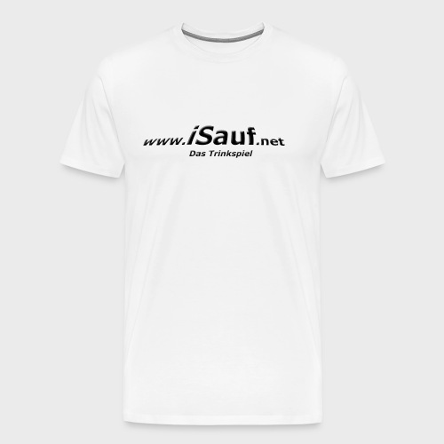 iSauf-Schriftzug - Männer Premium T-Shirt