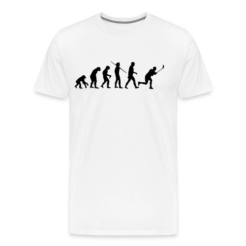 Floorball Evolution Black - Männer Premium T-Shirt