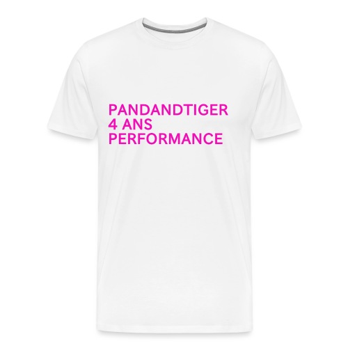 Pandandtiger 4 ans performance - T-shirt Premium Homme