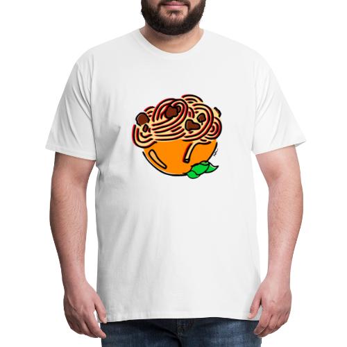 Bol de Spaghetti - T-shirt Premium Homme