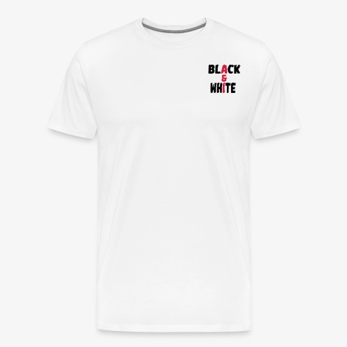 black et white - T-shirt Premium Homme