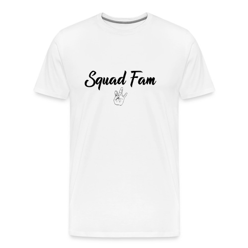 SquadFamlogosvart - Premium-T-shirt herr