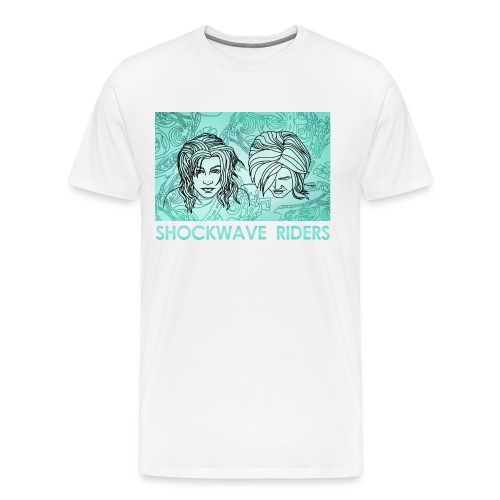 Shockwave Riders Faces again - Männer Premium T-Shirt
