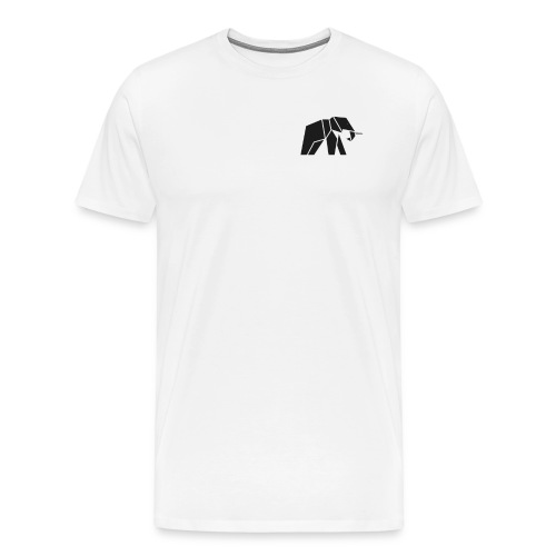 Schönes Elefanten Design für Elefanten Fans - Männer Premium T-Shirt