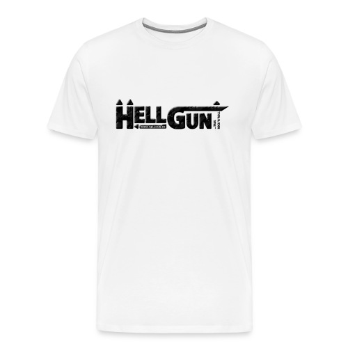 HELLGUN logo 2014 schwarz png - Männer Premium T-Shirt