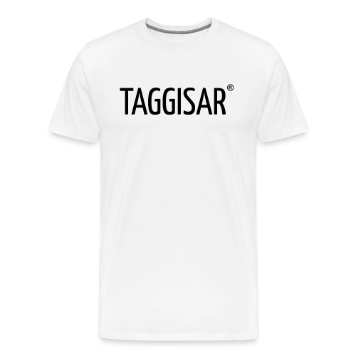 Taggisar Logo Black - Premium-T-shirt herr