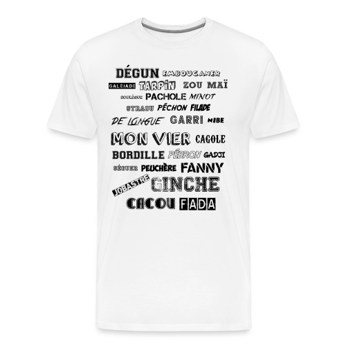 MARSEILLE-NOIR - T-shirt Premium Homme