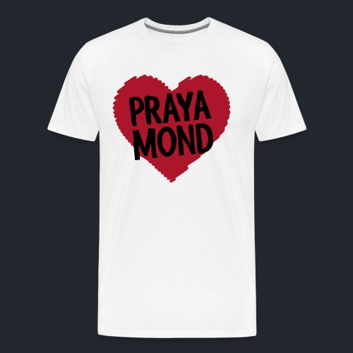 Prayamond Herz r/s - Männer Premium T-Shirt