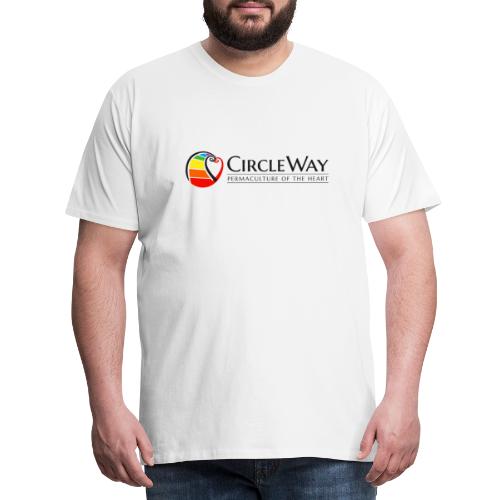 Circleway Permaculture of the heart Logo - schwarz - Männer Premium T-Shirt