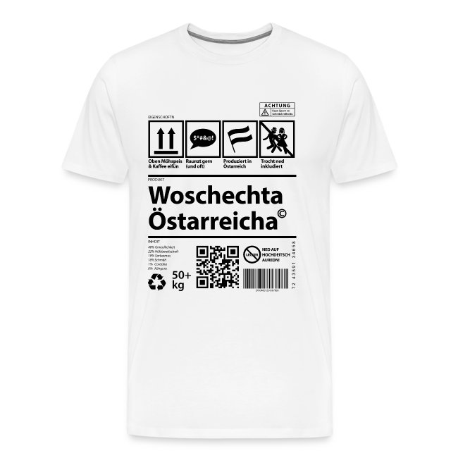 Vorschau: Woschechta Österreicha - Männer Premium T-Shirt