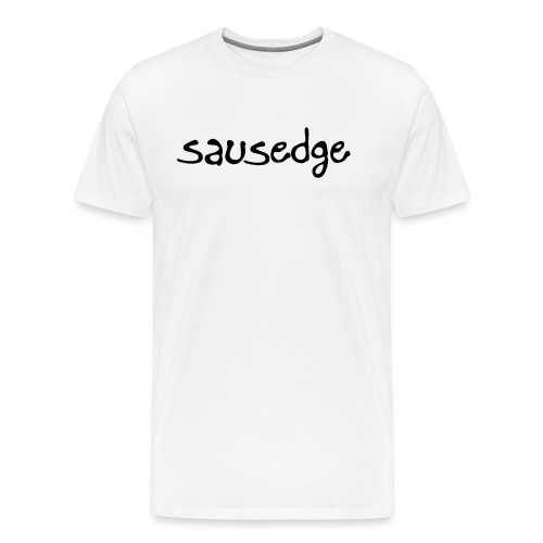 Sausedge Script print - Premium-T-shirt herr