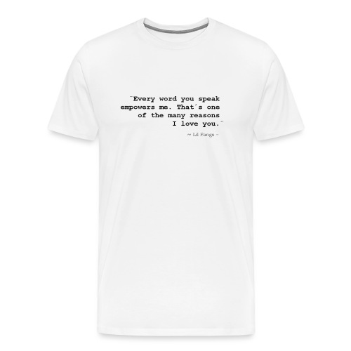 Empowerment - Black Text - Men's Premium T-Shirt