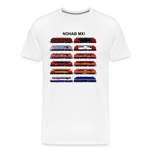 NOHAB MX - Herre premium T-shirt