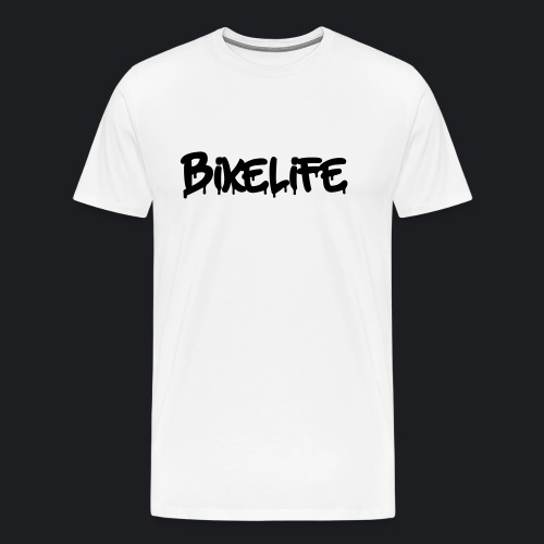 BIKELIFE WHITE - Männer Premium T-Shirt
