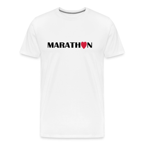 I love Marathon - Männer Premium T-Shirt