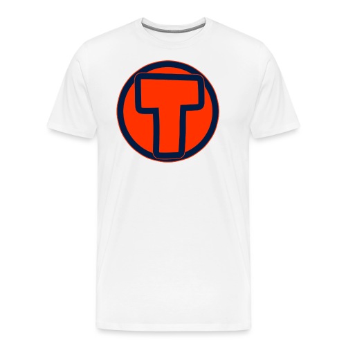 Game shirt #13 Blue and orange logo - Men's Premium T-Shirt