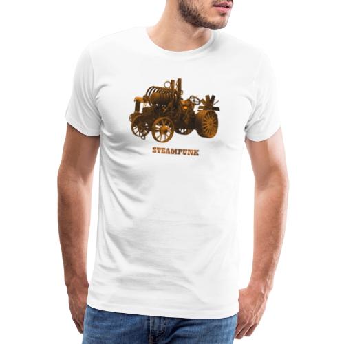 Steampunk Traktor Tractor Retro Futurismus - Männer Premium T-Shirt
